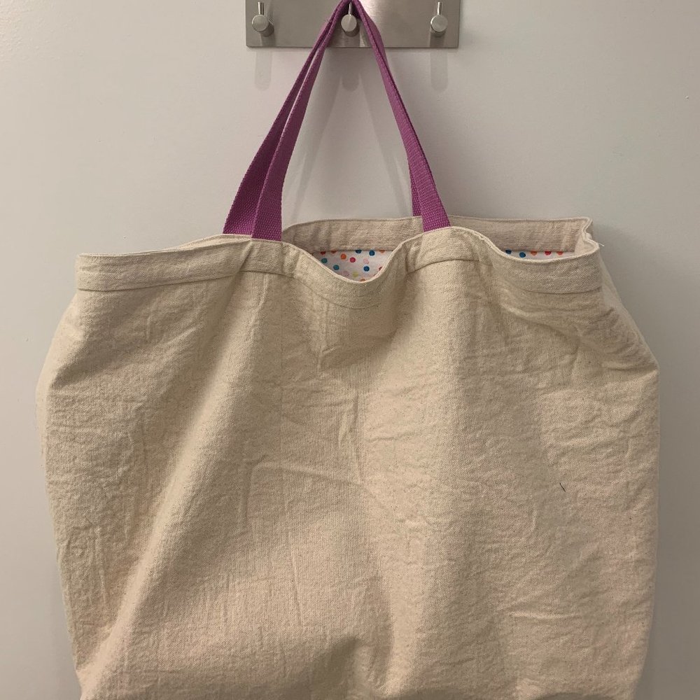 Tote Bag with Laptop/iPad Pocket